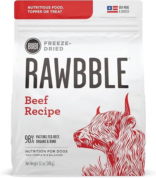 BIXBI Rawbble Freeze Dried Dog Food freeze dried dog food raw