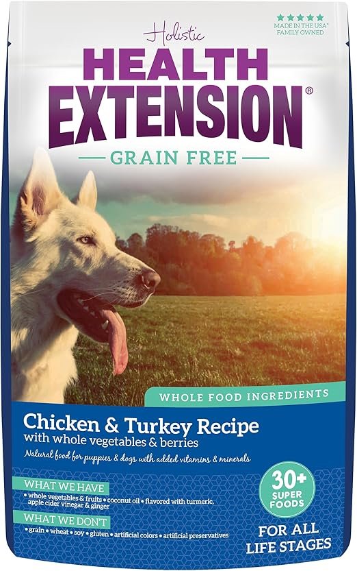 Health Extension Grain Free Chicken & Turkey Dry Dog Food