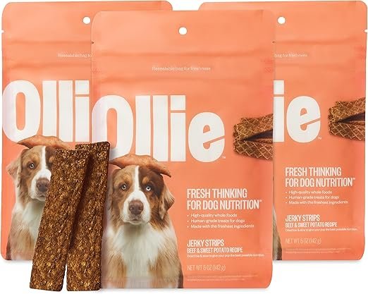 Ollie Beef & Sweet Potato Jerky Treats