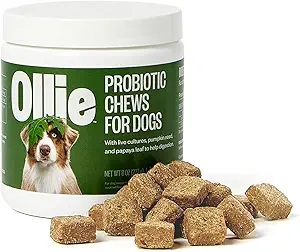 Ollie Belly Rubs Dog Probiotic Chews