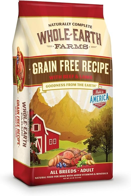 Whole Earth Farms Natural Grain-Free Dry Kibble