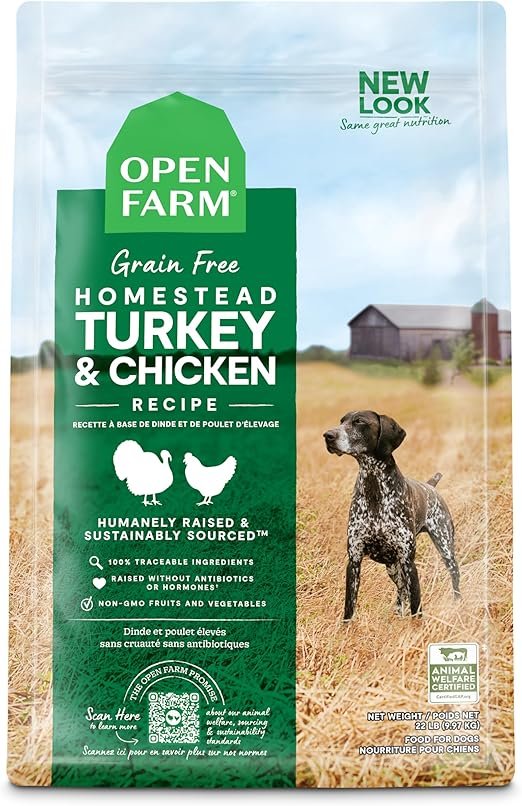 Open Farm Grain-Free Homestead Turkey & Chicken Recipe